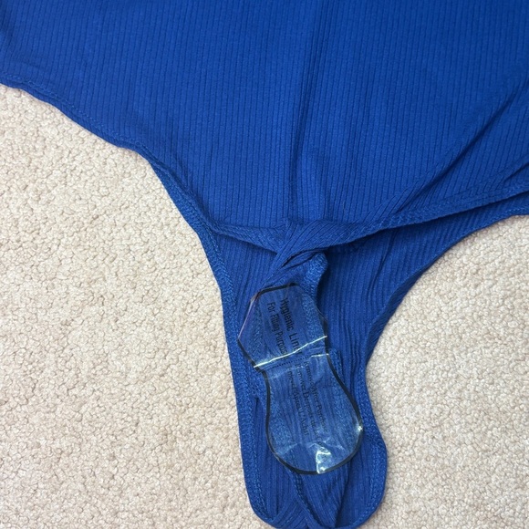 Violet & Roses Navy Blue Ribbed Bodysuit | Size 2X | NWT - Picture 7 of 8